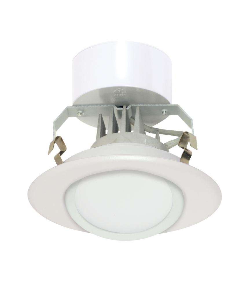 Discontinued - 10.4 watt LED Directional Downlight Retrofit Kit; 4&#34; Gimbaled; 3000K; Medium