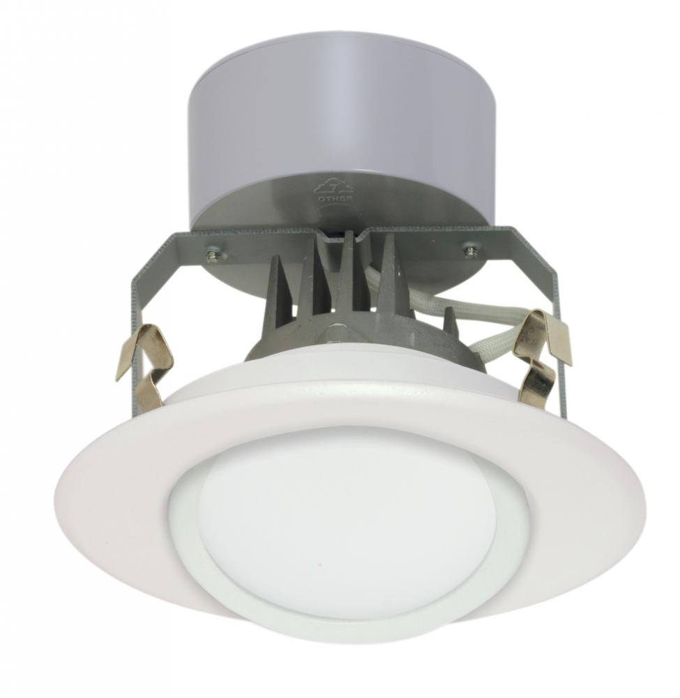 Discontinued - 7 watt LED Directional Downlight Retrofit; 4&#34; Gimbled; 3000K; Miniature 2 Pin