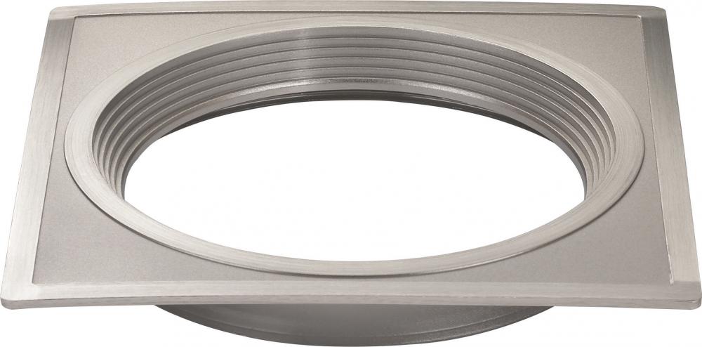 Freedom Square 4&#34; Trim Option For 4&#34; Base Unit; Brushed Nickel Finish