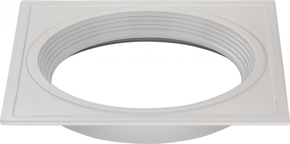 Freedom Square 6&#34; Trim Option For 5&#34;/6&#34; Base Unit; White Finish