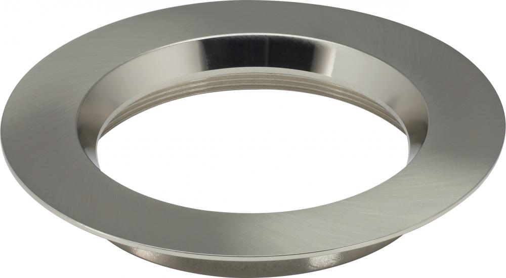 Freedom Round 6&#34; Trim Option For 5&#34;/6&#34; Base Unit; Brushed Nickel Finish