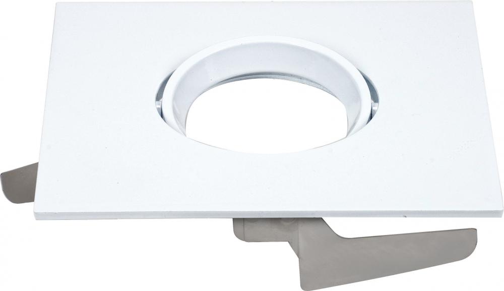 Freedom Square 5&#34;/6&#34; Gimbal Trim Option For 5&#34;/6&#34; Base Unit; White Finish