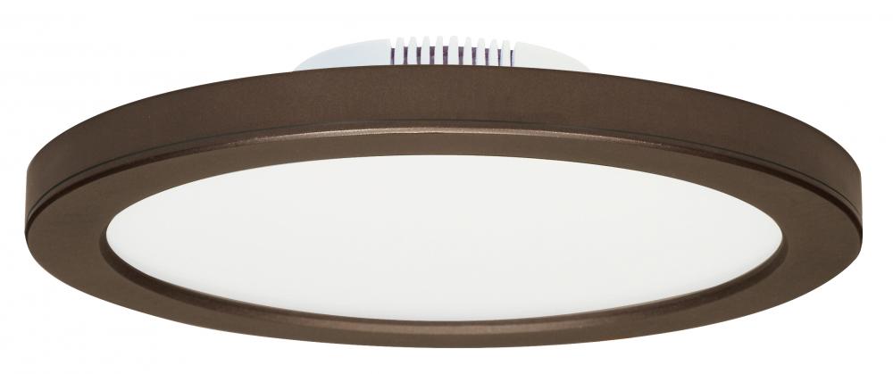 Blink - 16W- 9&#34; Surface Mount LED - 3000K- Bronze Finish - 120-277V