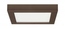 Satco Products Inc. S21510 - Blink - 13.5W- 7" Surface Mount LED - 3000K- Square Shape - Bronze Finish - 120V