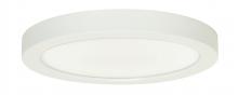 Satco Products Inc. S21514 - Blink - 18.5W- 9" Surface Mount LED - 4000K- Round Shape - White Finish - 120V - 0-10V Dimming