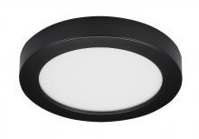 Satco Products Inc. S21528 - Blink - 13.5W- 7" Surface Mount LED - 3000K- Round Shape - Black Finish - 120V
