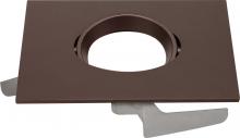 Satco Products Inc. S9695 - Freedom Square 5"/6" Gimbal Trim Option For 5"/6" Base Unit; Bronze Finish