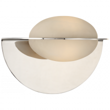 Visual Comfort & Co. Signature Collection KW 2001PN-ALB - Fosse 9&#34; Invertable Oval Sconce