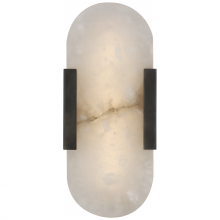 Visual Comfort & Co. Signature Collection KW 2015BZ-ALB - Melange 10&#34; Elongated Sconce