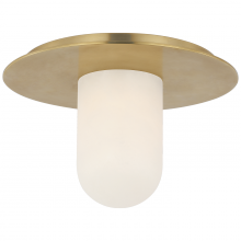 Visual Comfort & Co. Signature Collection KW 4006AB-ALB - Fosse 8&#34; Flush Mount