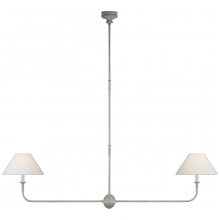 Visual Comfort & Co. Signature Collection TOB 5455SG-L - Piaf Large Two Light Linear Pendant
