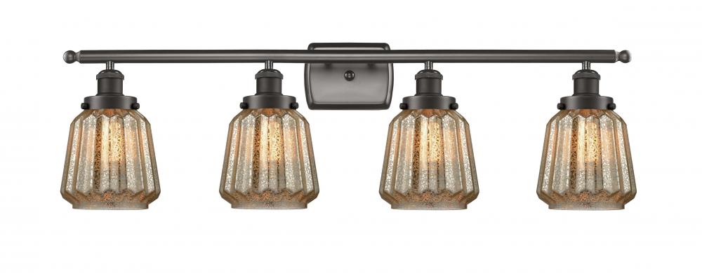Chatham - 4 Light - 36 inch - Oil Rubbed Bronze - Bath Vanity Light