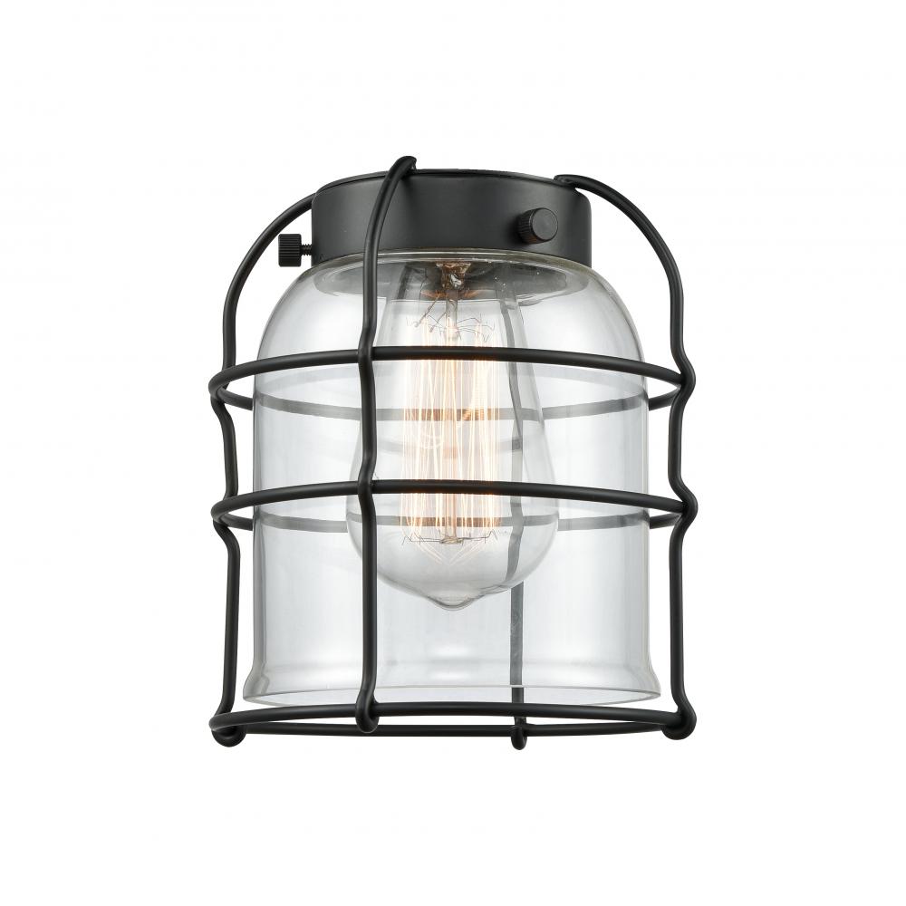 Bell Cage - 6&#34; Diameter Wire Cage - Clear Shade