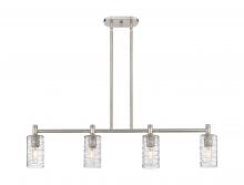 Innovations Lighting 434-4I-SN-G434-7DE - Crown Point - 4 Light - 44 inch - Satin Nickel - Island Light