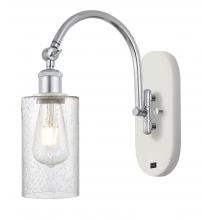 Innovations Lighting 518-1W-WPC-G804 - Clymer - 1 Light - 4 inch - White Polished Chrome - Adjustable Swing Arm
