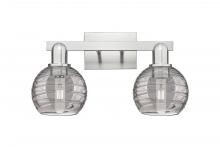 Innovations Lighting 716-2W-SN-G1213-6SM - Athens Deco Swirl - 2 Light - 16 inch - Brushed Satin Nickel - Bath Vanity Light