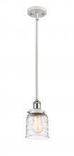Innovations Lighting 916-1S-WPC-G513-LED - Bell - 1 Light - 5 inch - White Polished Chrome - Mini Pendant
