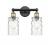 Candor - 2 Light - 14 inch - Black Antique Brass - Bath Vanity Light