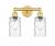 Candor - 2 Light - 14 inch - Satin Gold - Bath Vanity Light