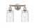 Candor - 2 Light - 14 inch - Brushed Satin Nickel - Bath Vanity Light