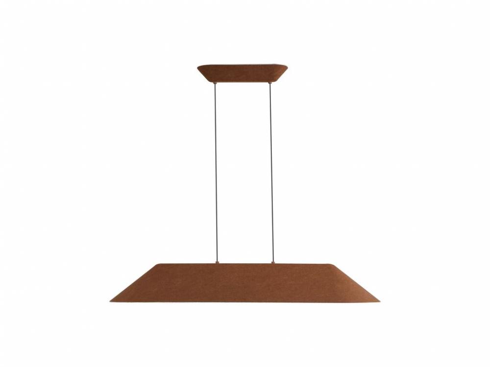 Faroe 43&#34; LED Linear Pendant in Coffee/Black