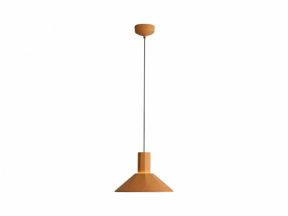 Faroe 13&#34; LED Pendant in Earth Yellow/Grey