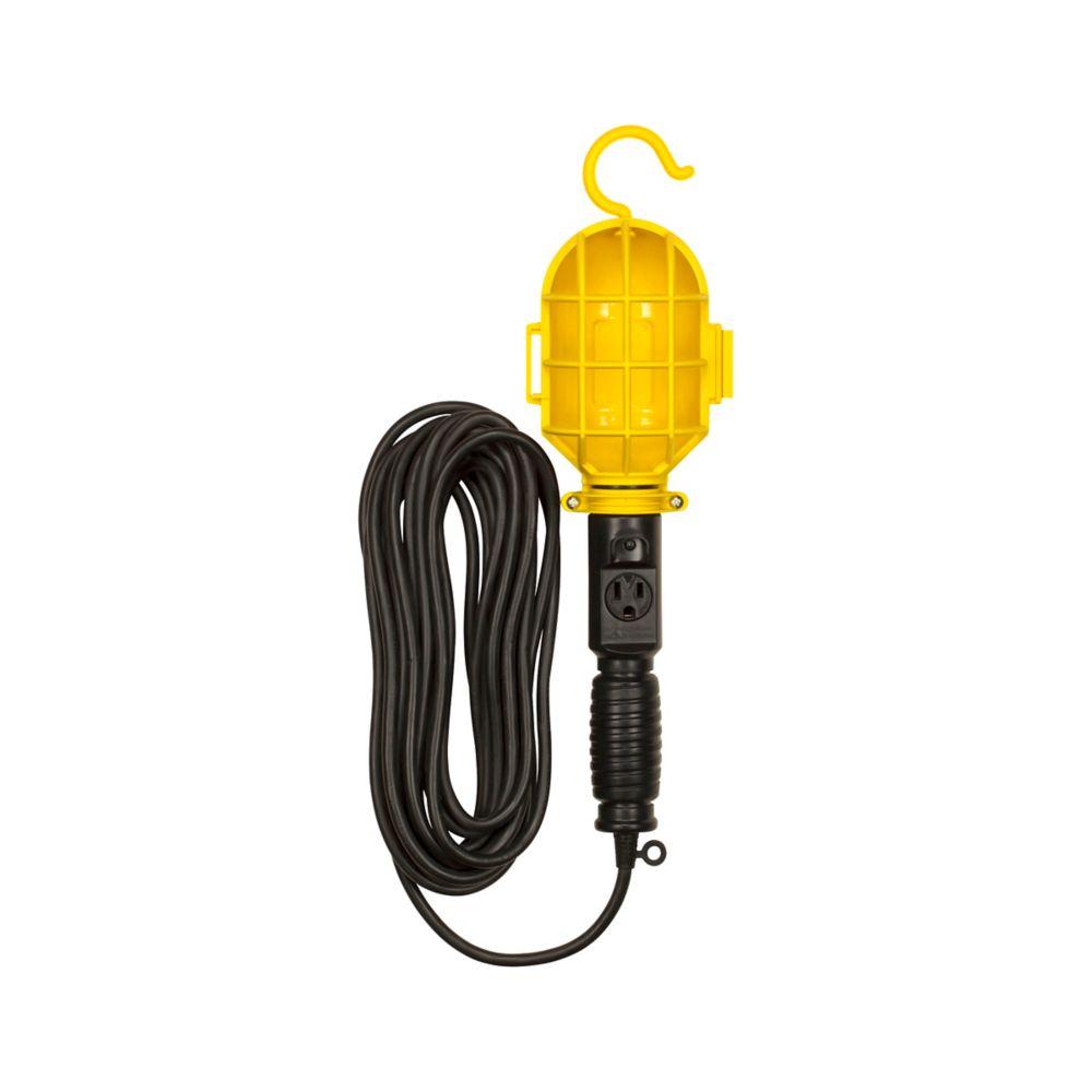 Trouble Lamp W/Switch & 1-2P3W Recp 25&#39;