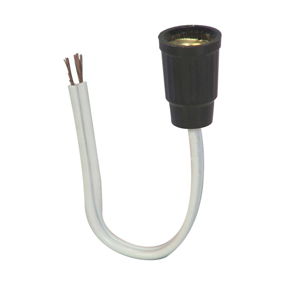 Socket Pigtail Mini Rub 660W 600V #20 BK