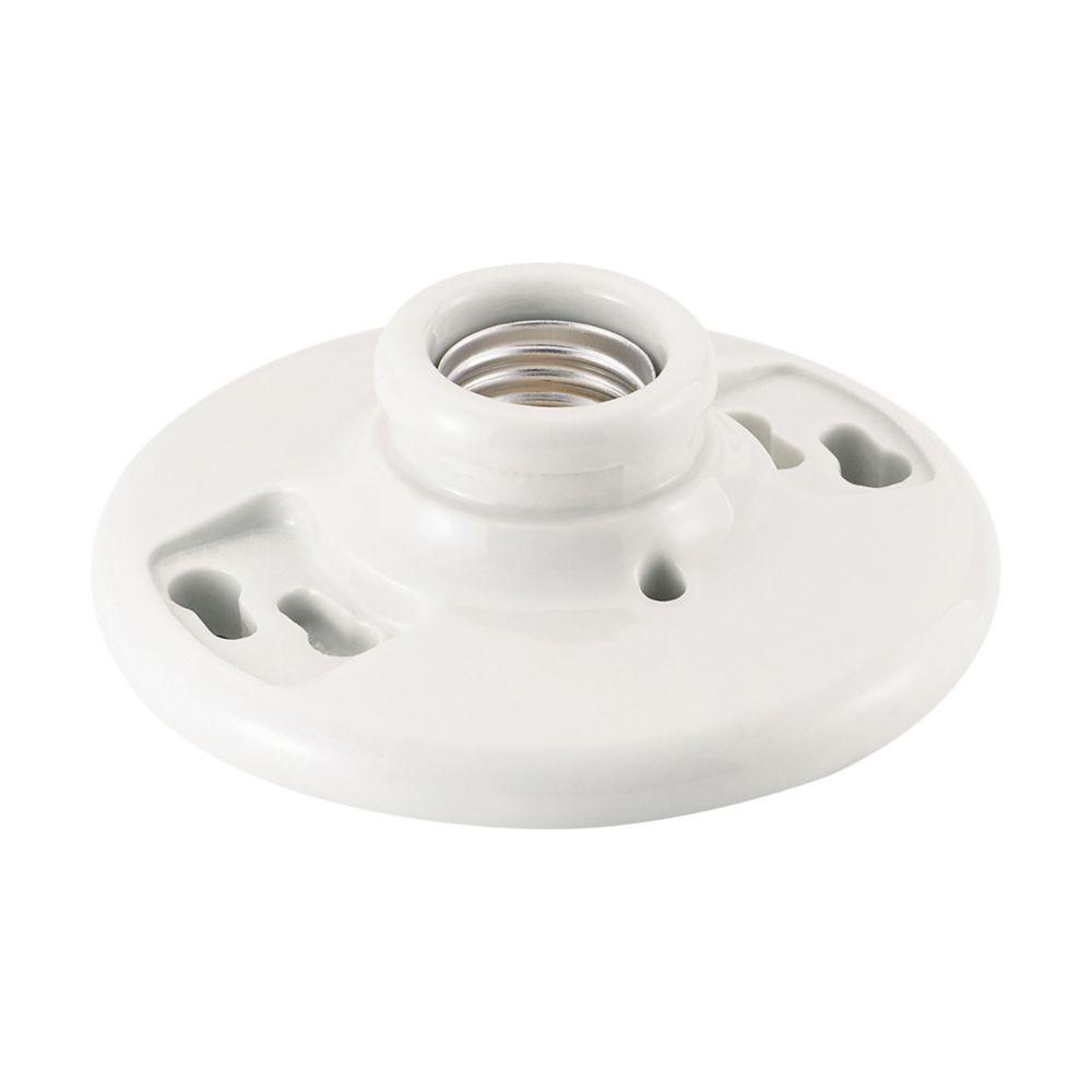 Lampholder Keyless 660W 250V Porc 1PC WH