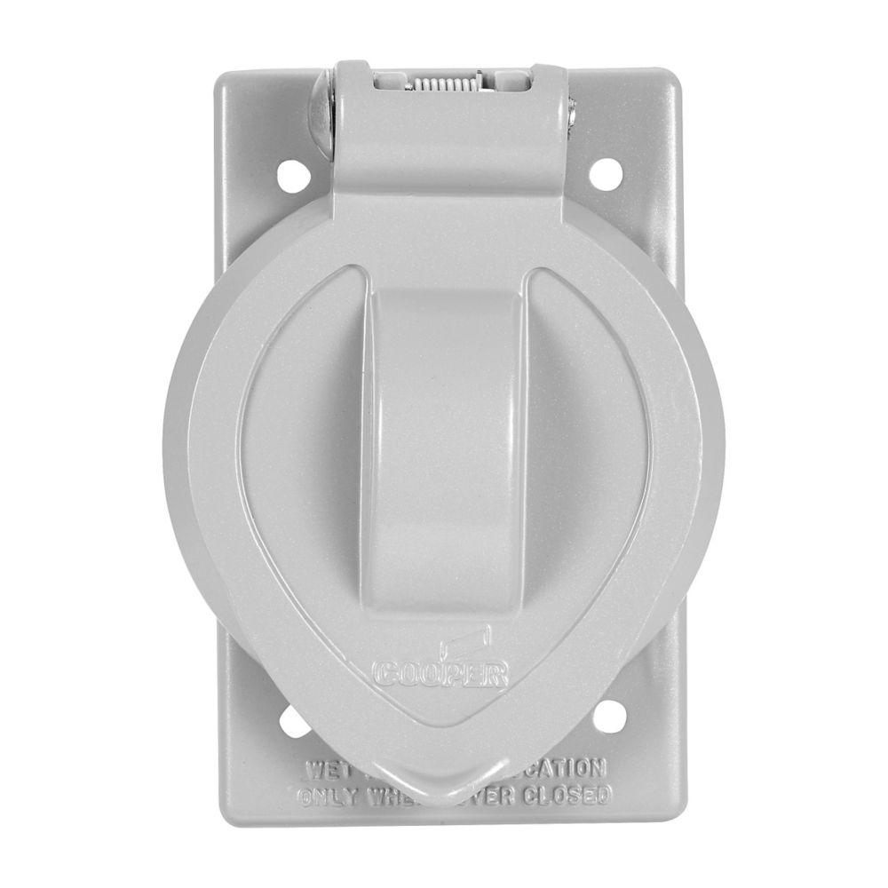 Cover WP Sgl Recp 3.3&#34;D DieCast FS/FD GY
