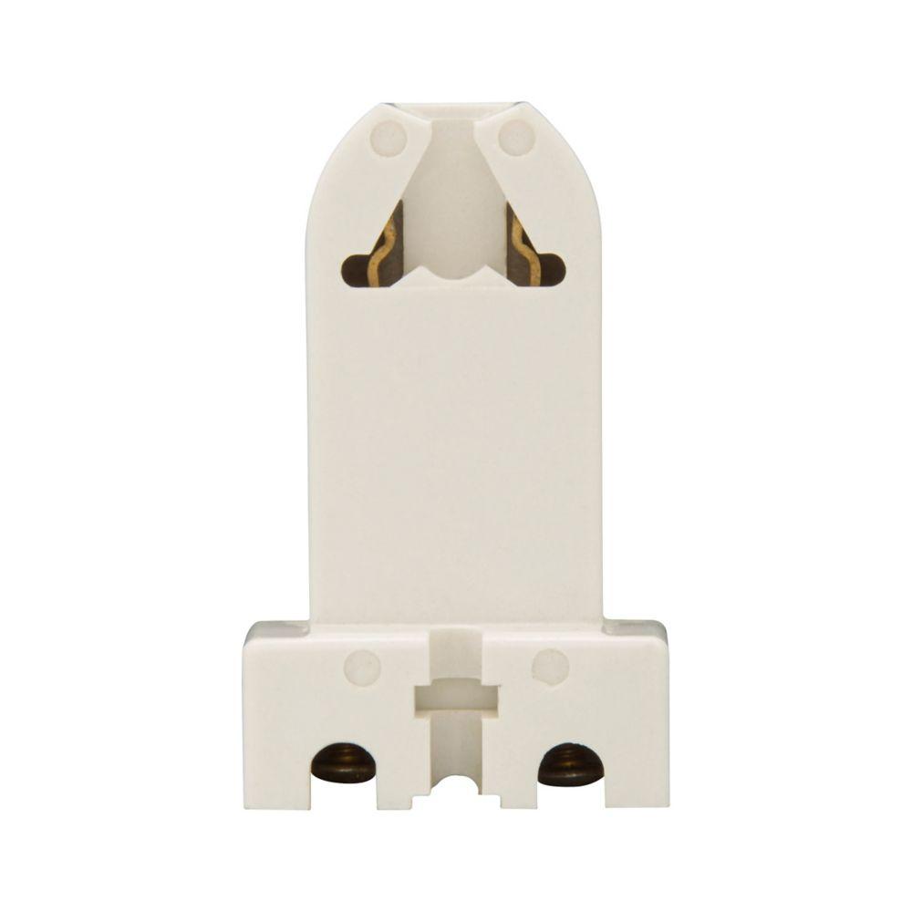 Lampholder FL BiPin Std Screw Mount WH