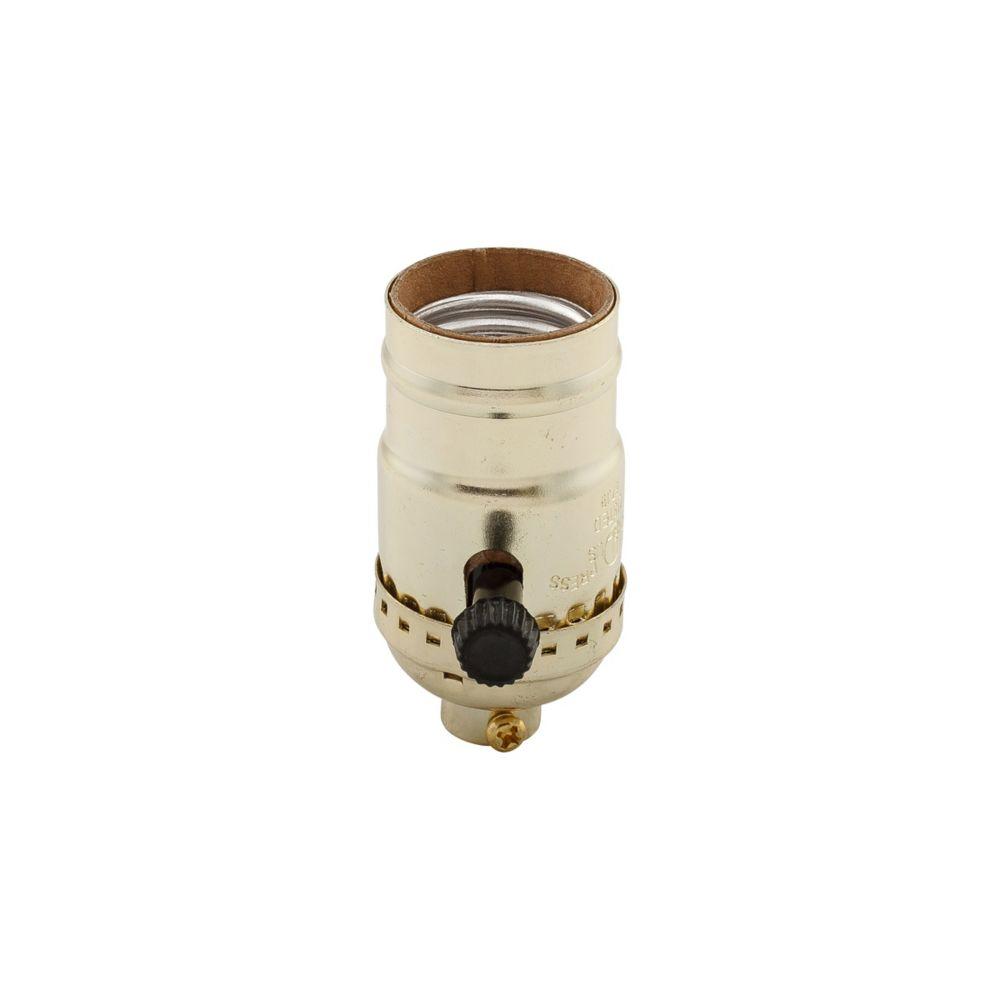 Lampholder Med Base 3-Way Turn Knob ABD