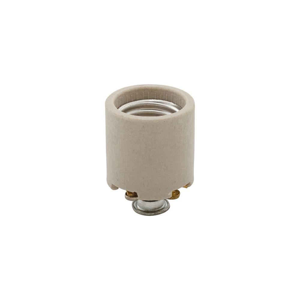 Socket W/Hickey Keyless Med Base Porc WH