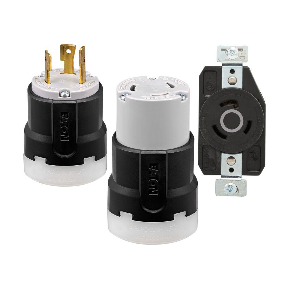 CCL Flanged Outlet 20A 277V 2P3W, GY&BK