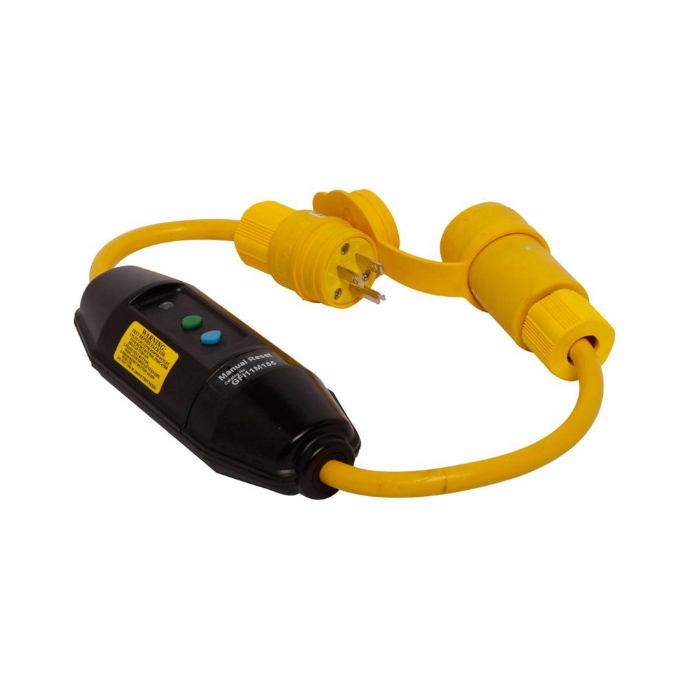 GFCI PORT 2&#39;12/3 CRD WT P&C 15A 120V MAN