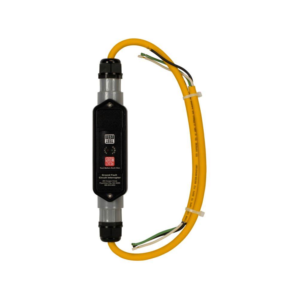 GFCI PORT 2&#39;12/3 CRD 20A 120V W/ FL MAN