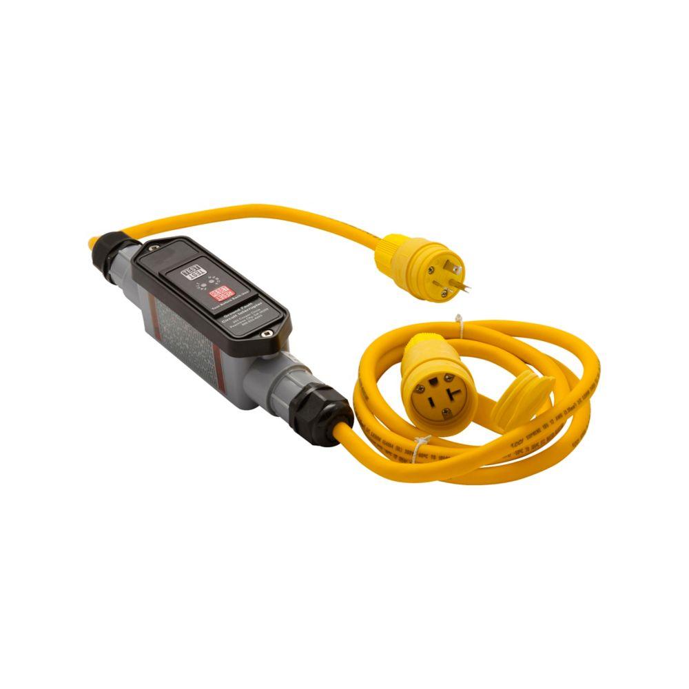GFCI PORT 6&#39;12/3 CRD WT P&C 20A 120V MAN