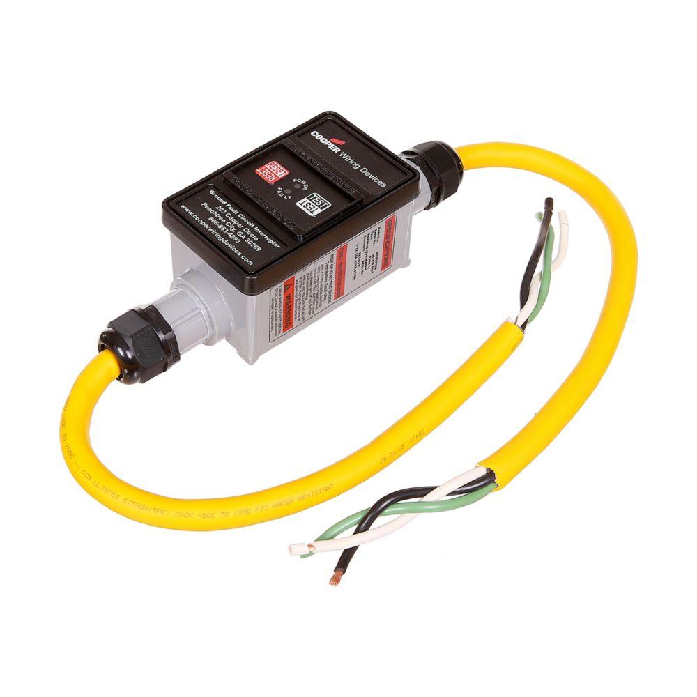 GFCI PORT 2&#39;10/3 CRD W/ FL 30A 277V MAN