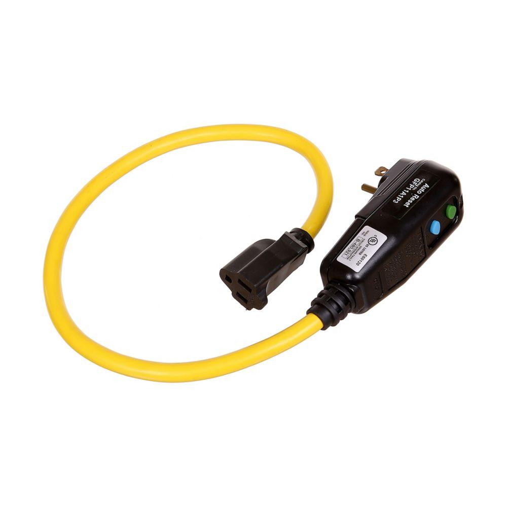 PLUG 15A/120V 25FT 12/3 CORD, S-TAP AUTO