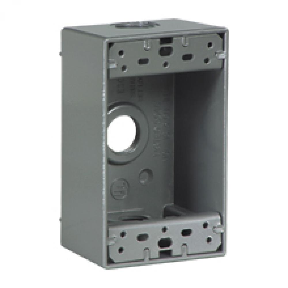 Box WR Cast Aluminum 5 Openings 3/4&#34;