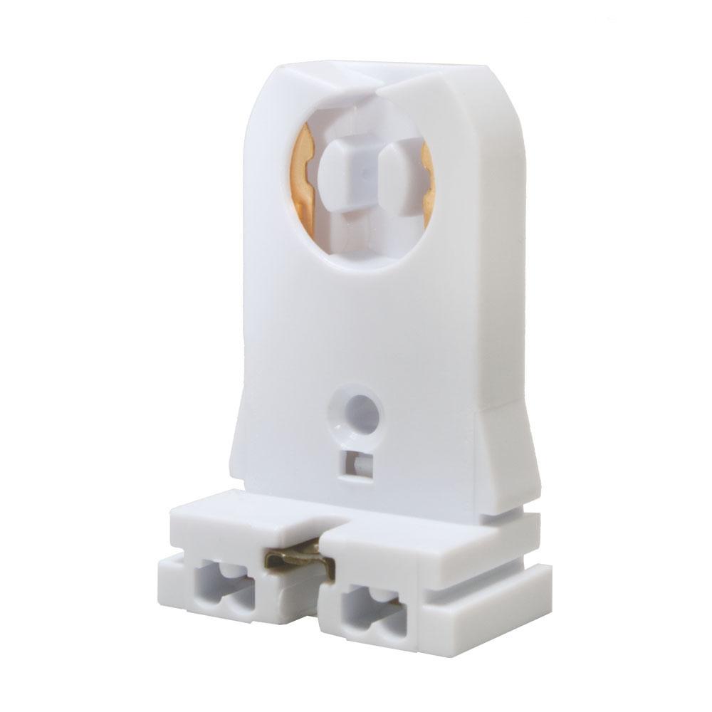 Lampholder FL BiPin Std Slde/Scrw WH Can