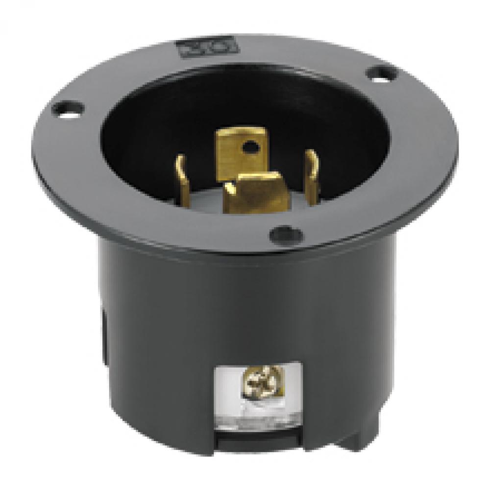 Flanged Out 30A 120/208V 3PH 4P4W H/L BW