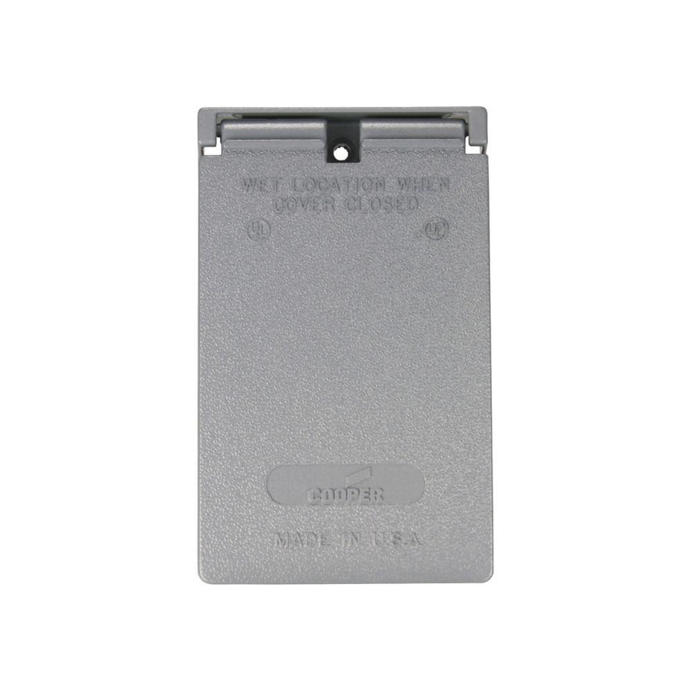 CVR 1G Deco WetLoc Vert Metal GY 50 pack