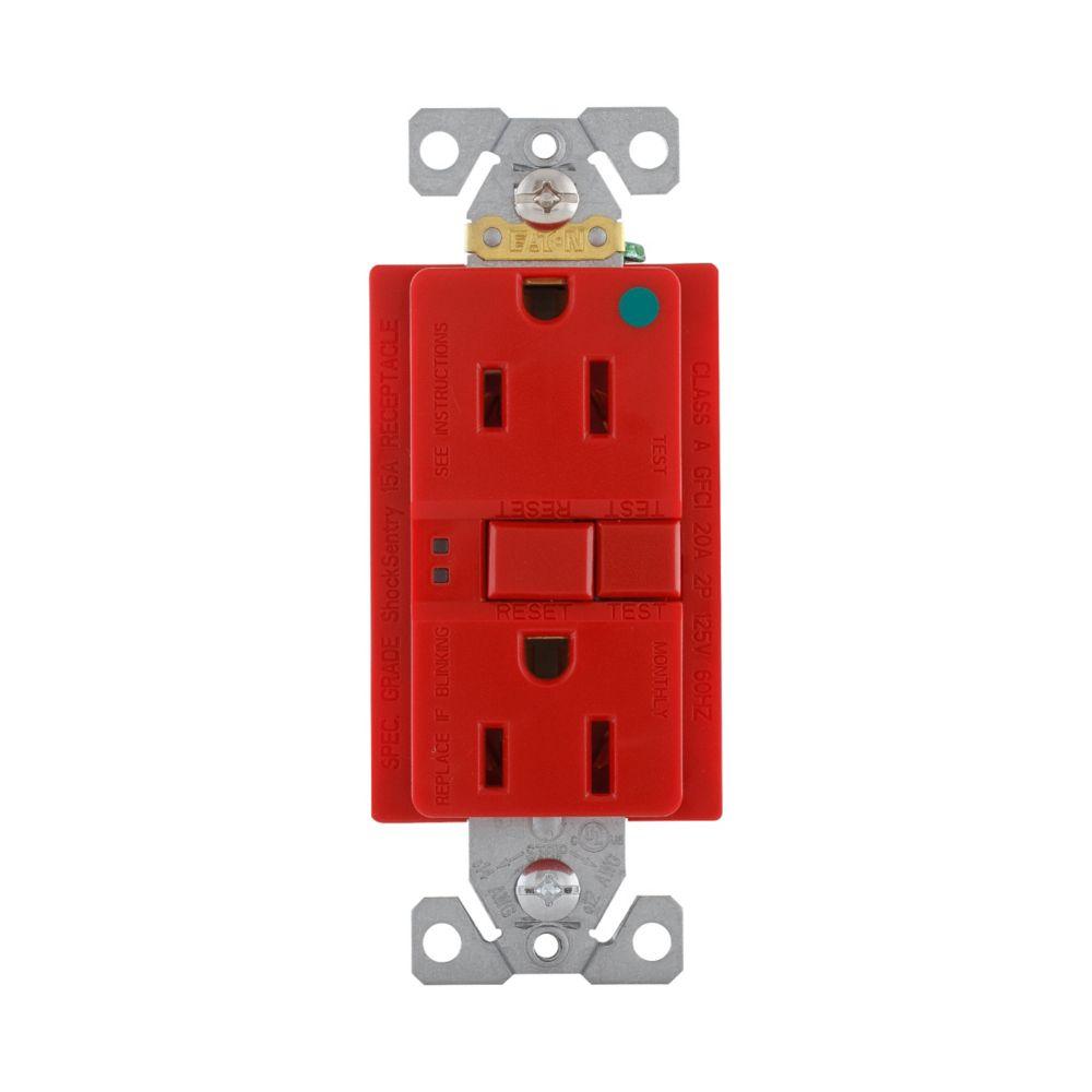 GFCI HG ST Duplex 15A 125V RD