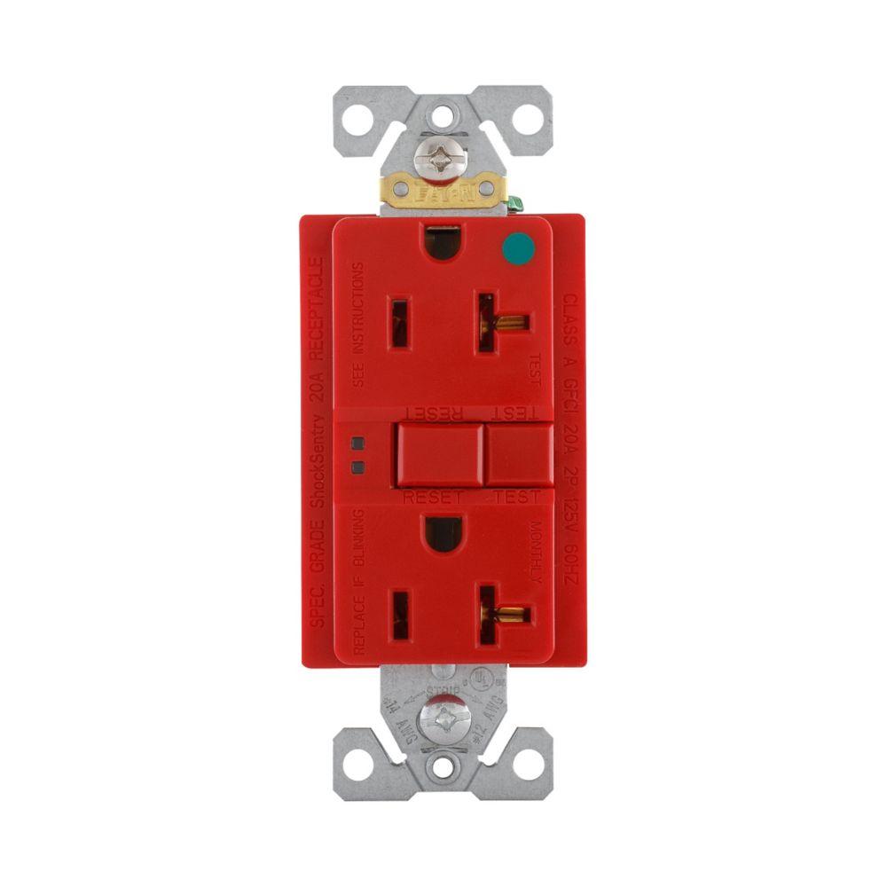 GFCI HG ST Duplex 20A 125V RD