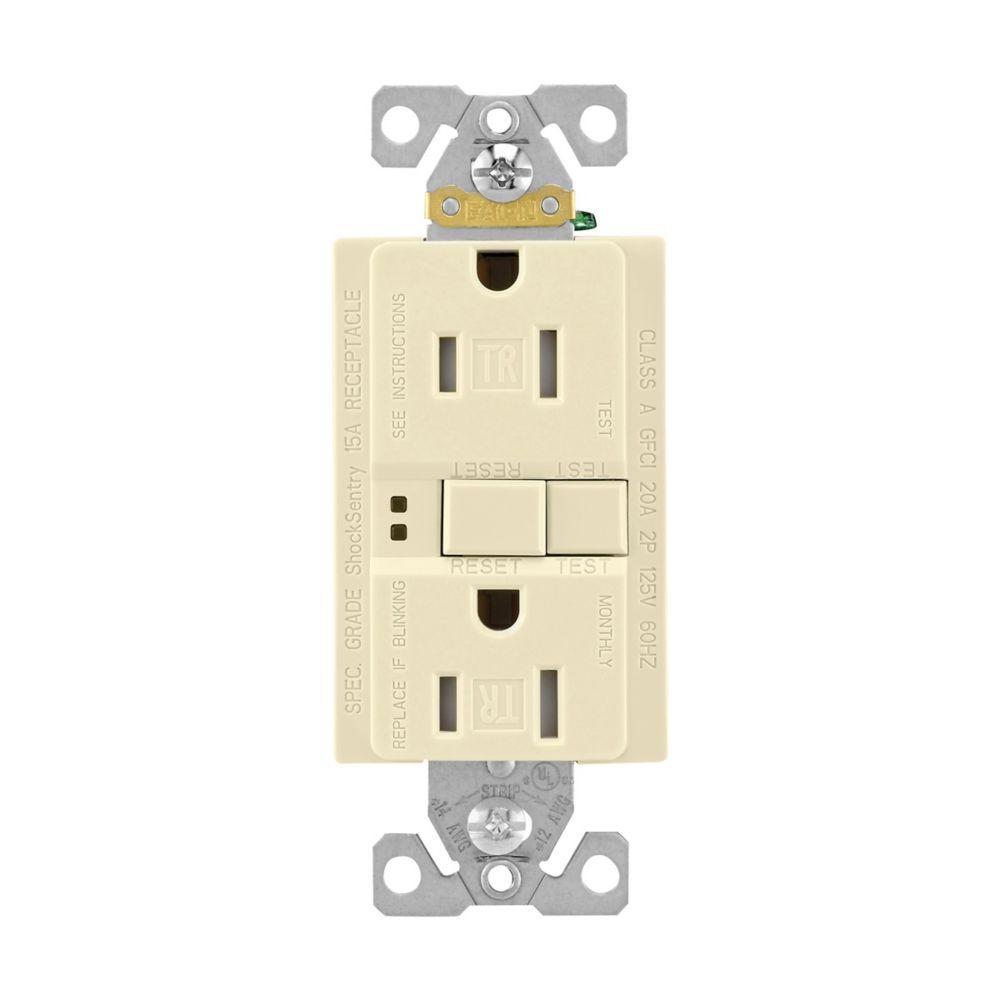 GFCI TR Self Test Duplex 15A 125V AL