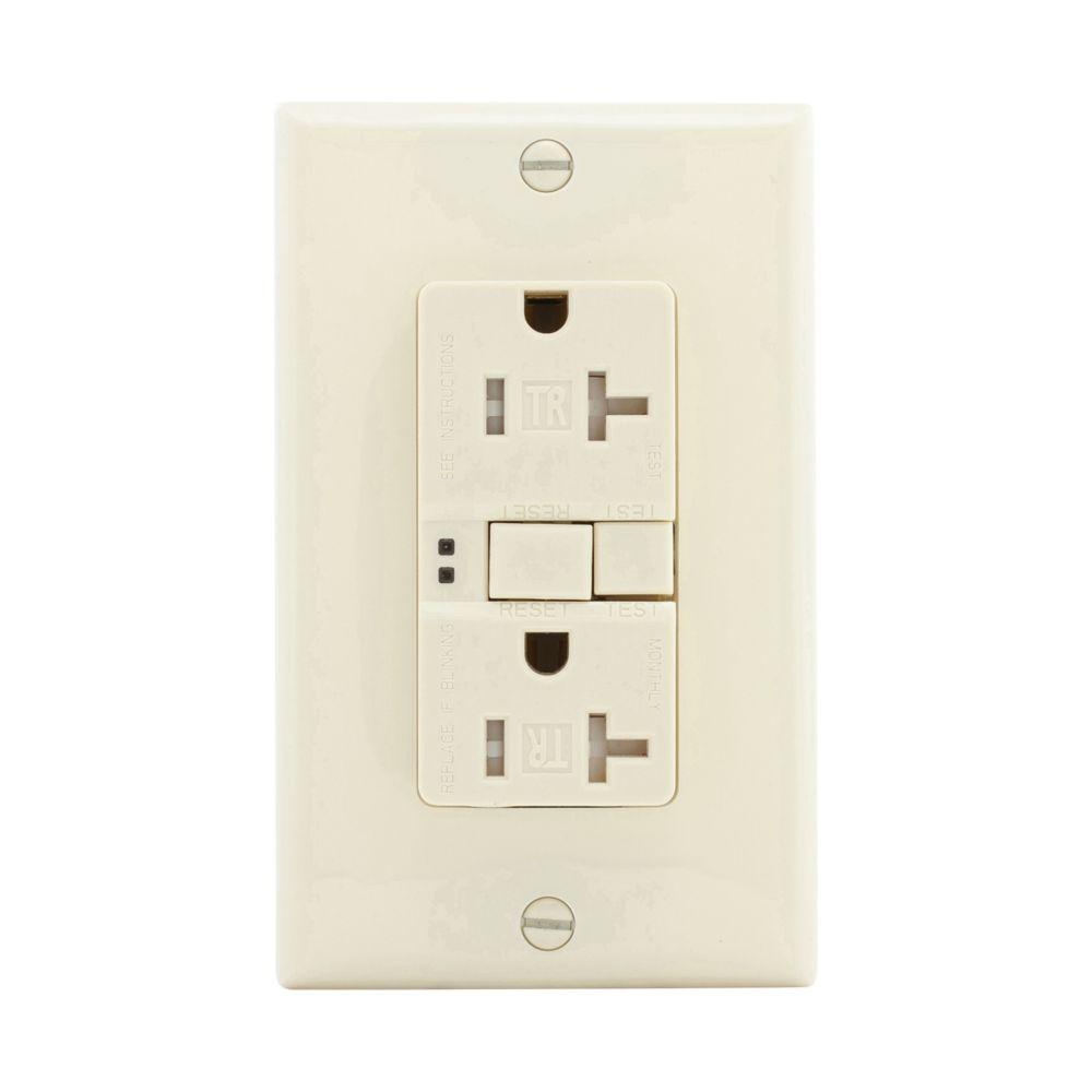 GFCI TR Self Test Duplex 20A 125V AL