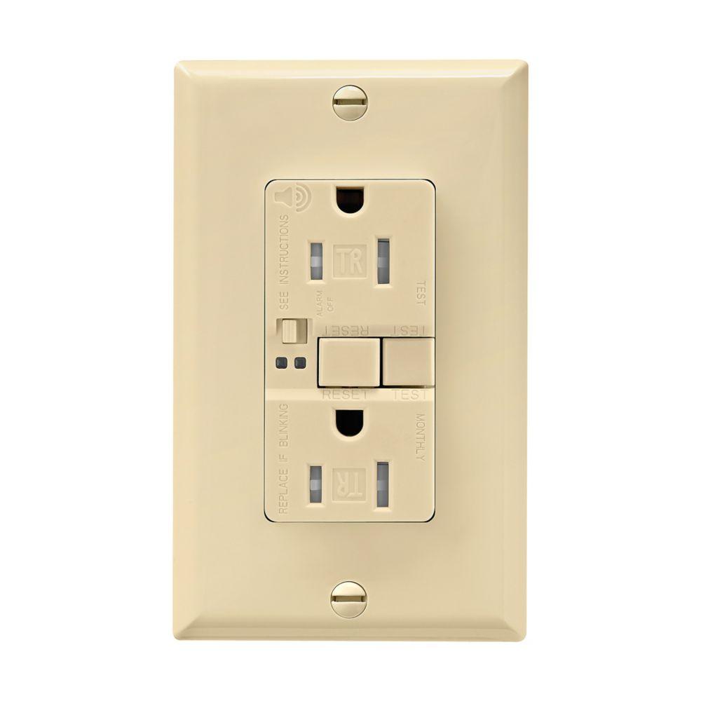 GFCI Audible TR ST Duplex 15A 125V IV