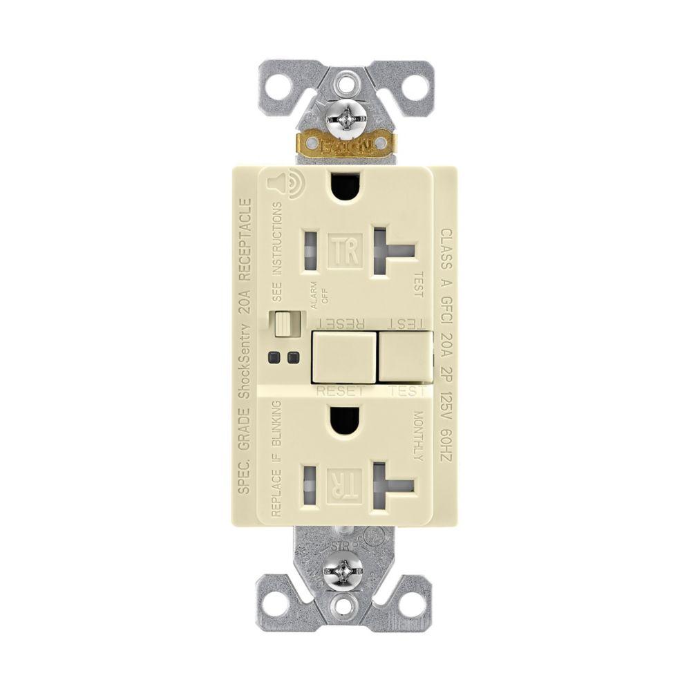 GFCI Audible TR ST Duplex 20A 125V AL