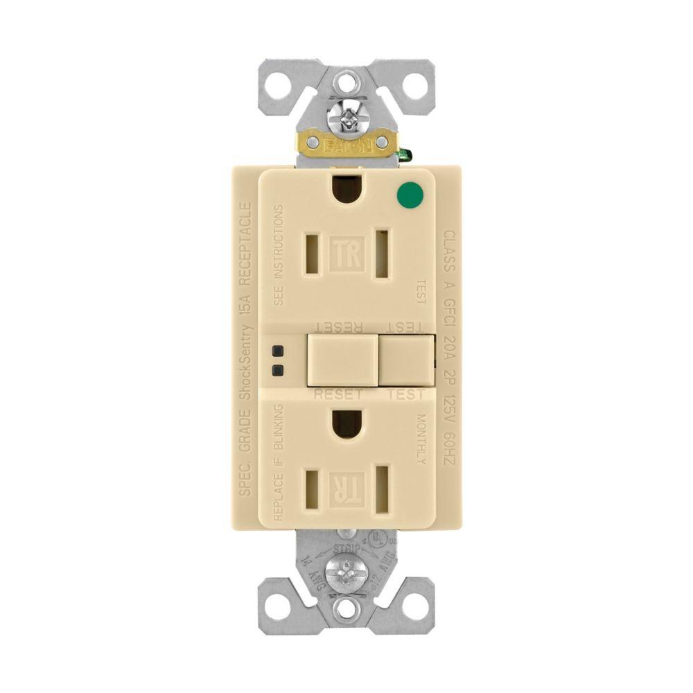 GFCI TR HG Self Test Duplex 15A 125V IV